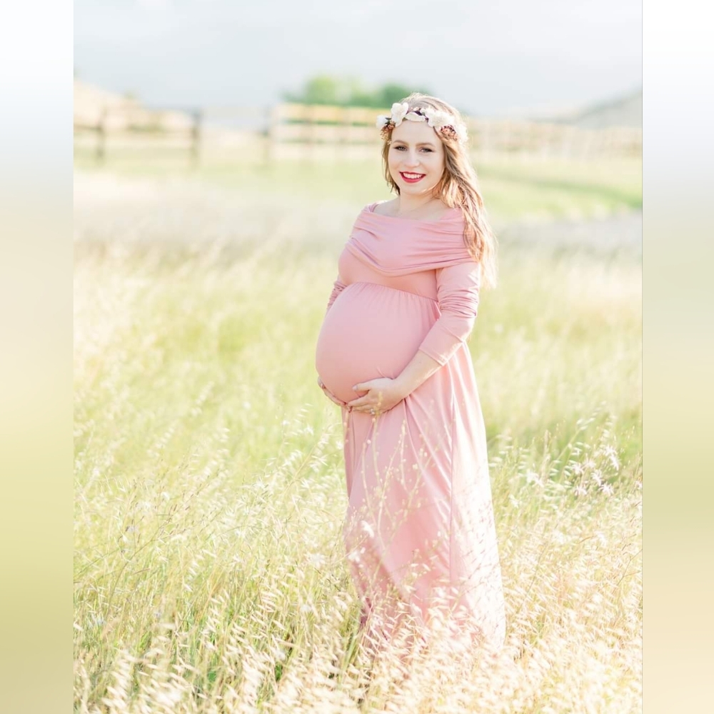 Mother Bee Maternity Gown